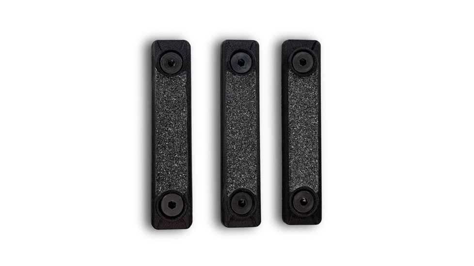 Walker Defense Research 2 M-LOK SLOT Length NILE Silicon Carbide M-LOK Rail Covers, 3 Pack, NILE-2-SLOT-3-PACK