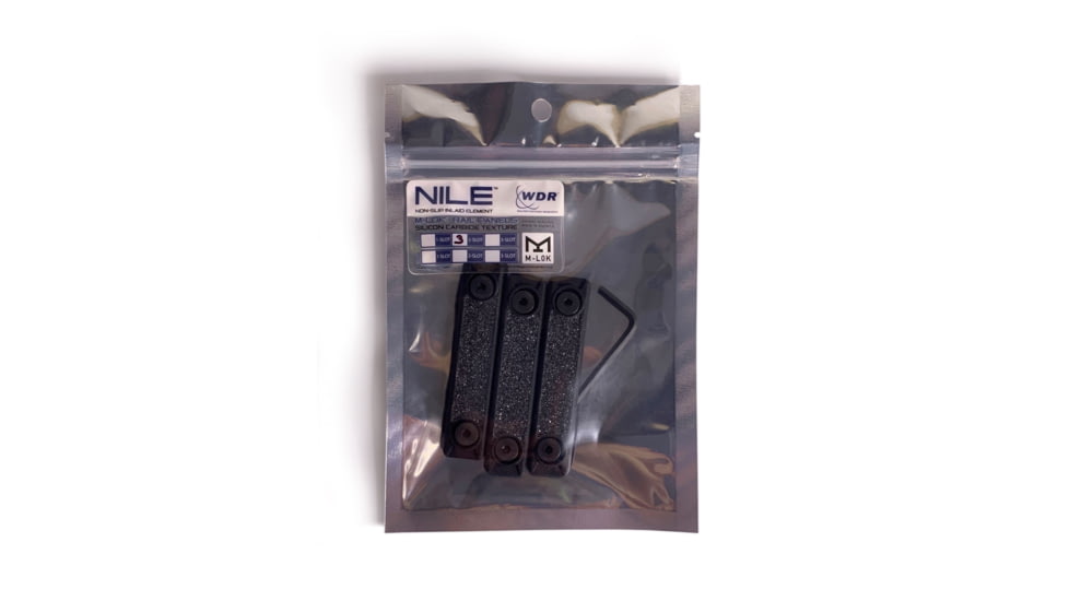 Walker Defense Research 2 M-LOK Slot Length Nile Silicon Carbide M-LOK Rail Covers, 3 Pack, NILE-2-SLOT-3-PACK