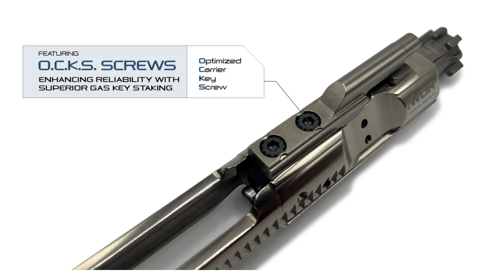 Walker Defense Research Nickel Boron Bolt Carrier Group BCG, 5.56mm, .300 BLK, NI-B-556