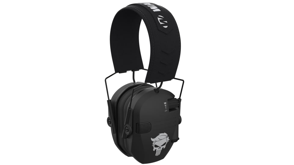 Walkers Razor Slim Punisher Ear Muffs, 23dB, 1 Pair, Black, GWPRSEMT24PUN