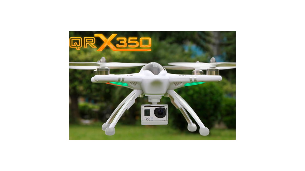 Walkera Pro FPV Aerial Photograph RTF Quadcopter w/ iLook 720p HD Camera &amp; Aluminum Carrying Case, White 61203