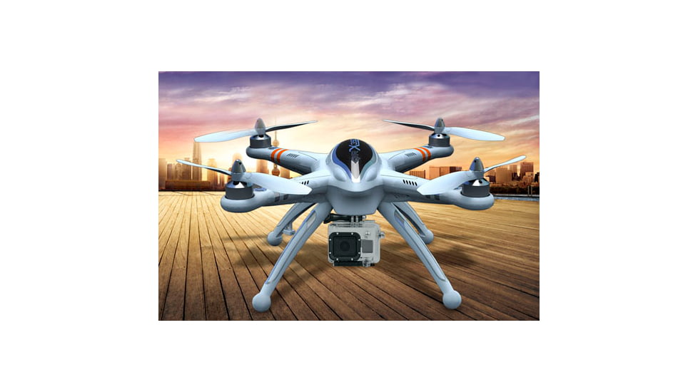 Walkera Pro FPV Aerial Photograph RTF Quadcopter w/ iLook 720p HD Camera &amp; Aluminum Carrying Case, White 61203