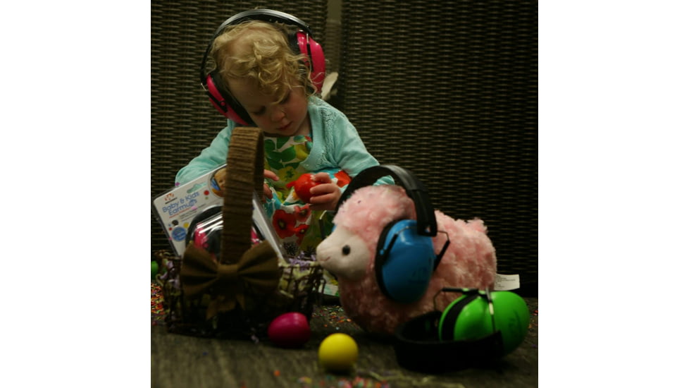 Walkers Baby &amp; Kids Passive Protection Folding Ear Muffs, 23 dB NRR, Pink, GWP-FKDM-PK