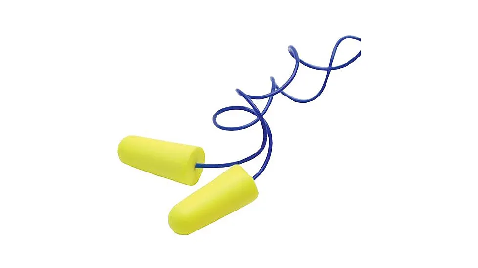 Walkers Blue Corded Passive Foam Ear Plug w/Plastic Case, 2-Pair