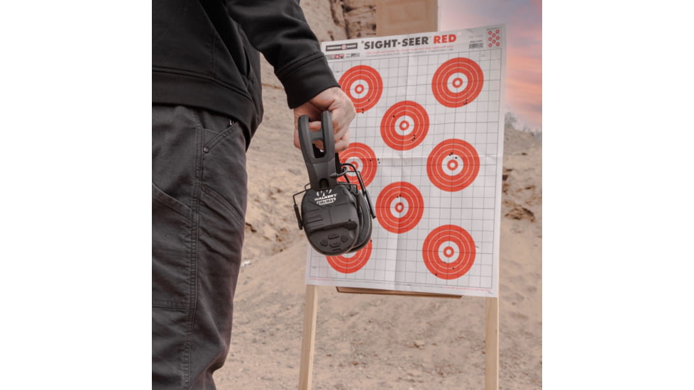 Walkers Digital Muff Firemax Rechargeable Black