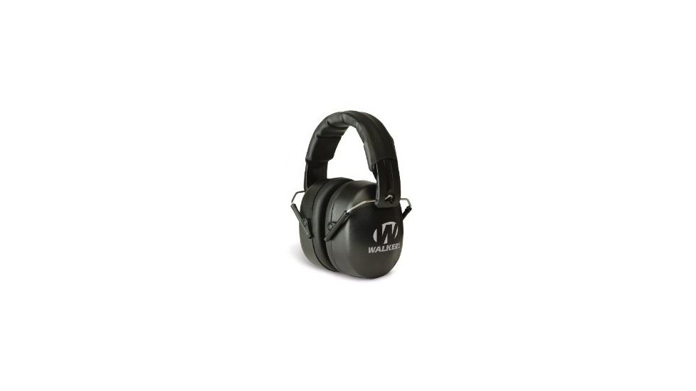 Walkers EXT External Folding Range Shooting Ear Muffs, 30 dB NRR, Black, GWP-EXFM3