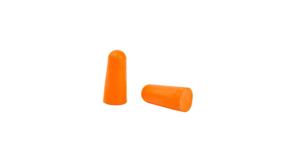 Walkers Foam Ear Plug w/Black Aluminum Carry Canister, 32 dB NRR, 7-Pairs, Neon Orange, GWP-PLGCAN-OR