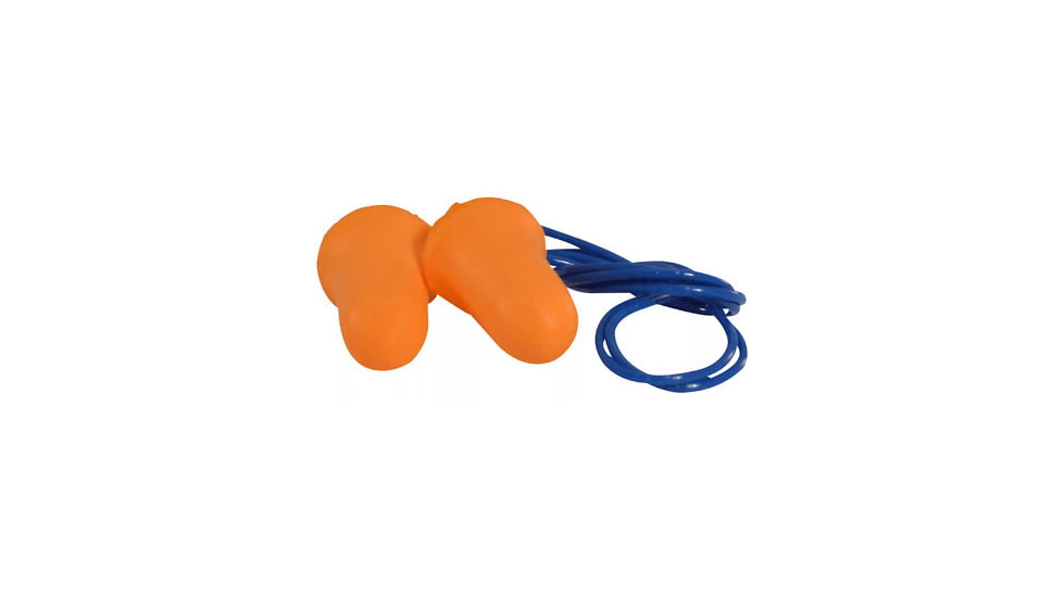 Walkers Foam Corded Ear Plugs, 32 dB NRR, Orange, 50 Pair, GWP-CORDPLGBKT