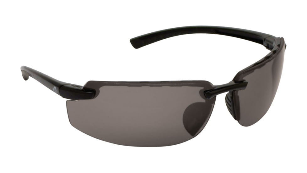 Walkers GWP-SF-8261-SM Premium Safety Glasses 8261 Smoke Gray Polycarbonate Blac