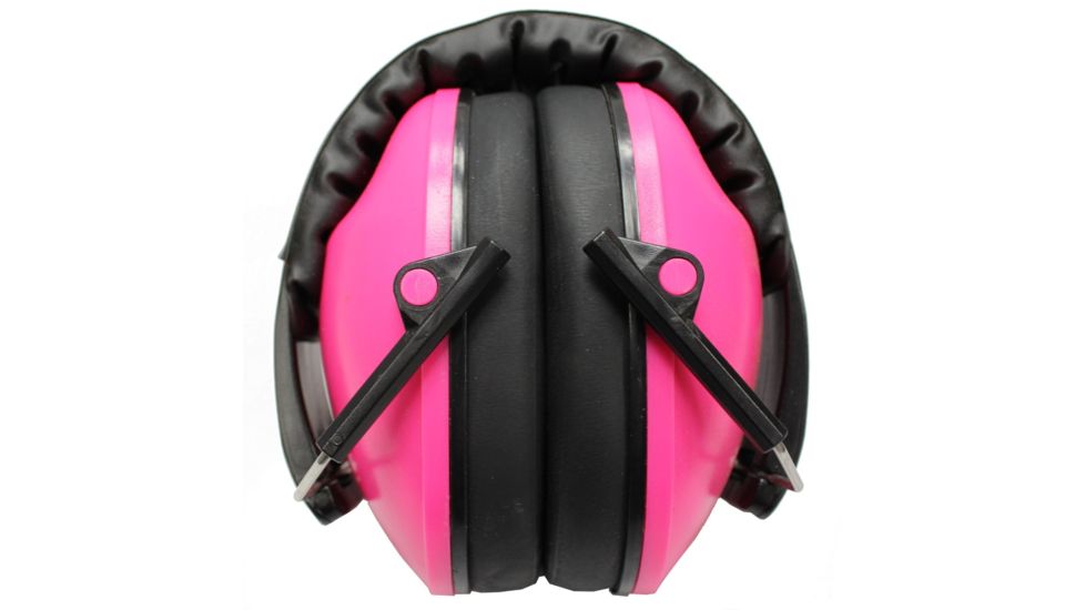Walkers Pro Low Profile Folding Earmuffs, Pink, GWP-FPM1-PNK