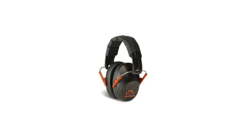 Walkers Pro-Low Profile Folding Muff, Clam Pack, Black/Orange GWP-FPM1-BKO