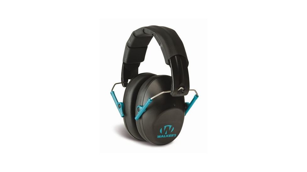 Walkers Pro-Low Profile Folding Muff, Clam Pack, Black/Teal GWP-FPM1-BKTL