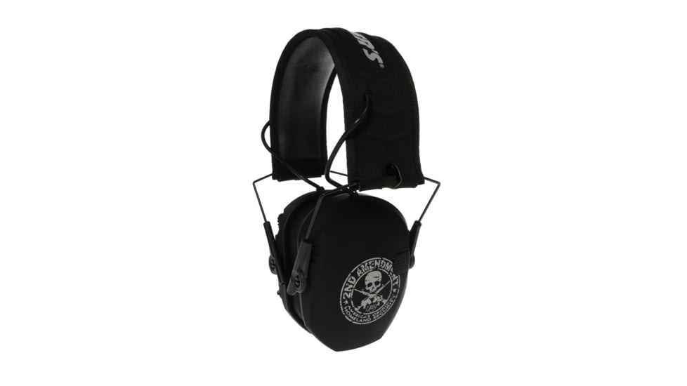 Walkers Razor Freedom Series Ear Muffs, 23 dB NRR, Black 2nd Amendment, GWP-RSEMFS-2A