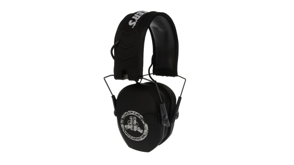 Walkers Razor Freedom Series Ear Muffs, 23 dB NRR, Black Keep Calm, GWP-RSEMFS-KCCO
