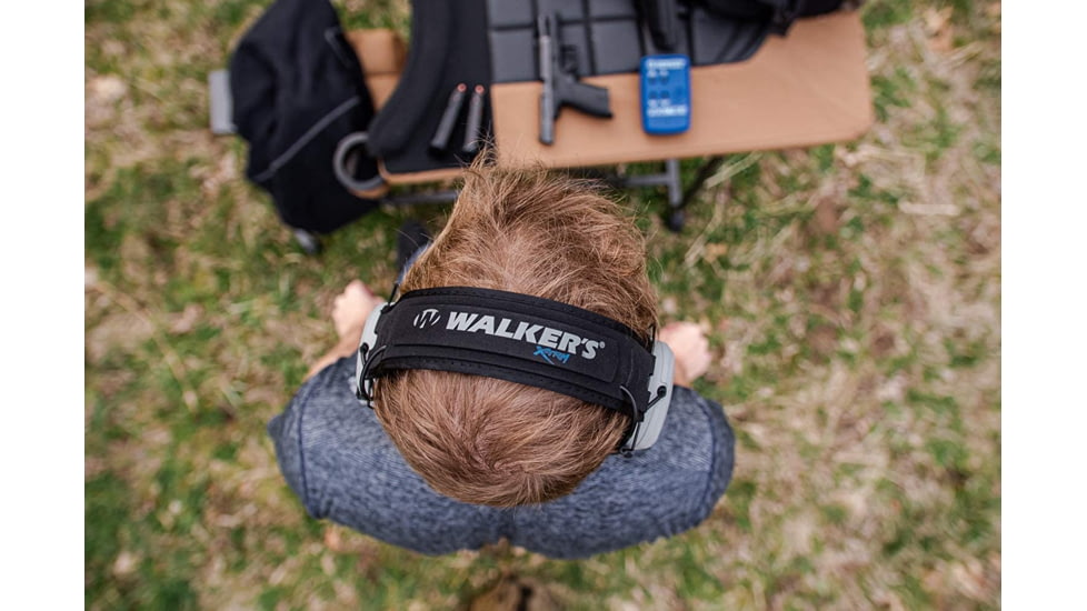 Walkers Razor X-TRM Digital Ear Muffs, 21 dB NRR, Gray, GWP-XDRSEM-GY