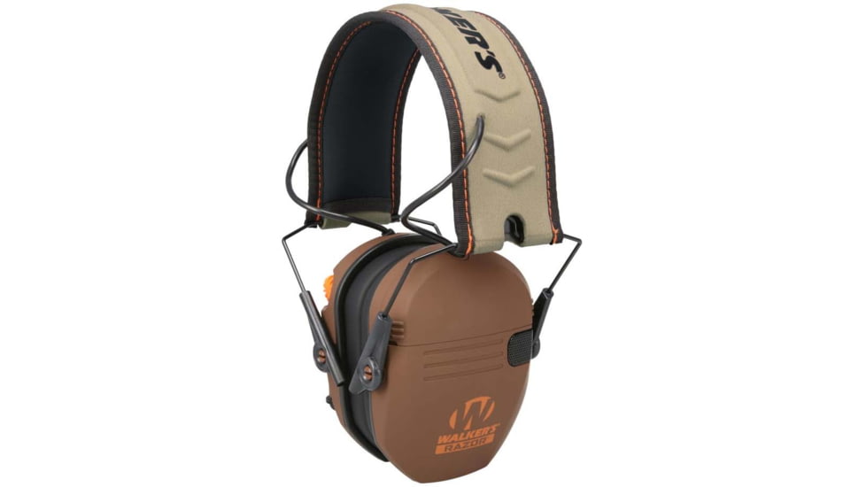 Walkers Razor Slim Electronic Muff, Brown, GWP-RSEM-LEB