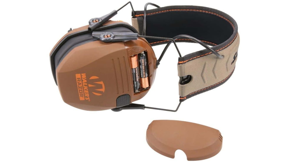 Walkers Razor Slim Electronic Muff, Brown, GWP-RSEM-LEB