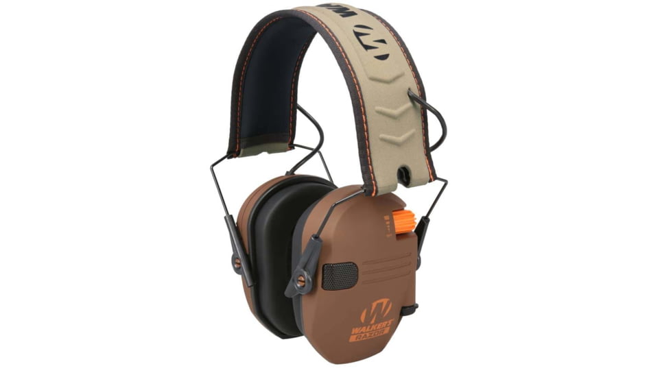 Walkers Razor Slim Electronic Muff, Brown, GWP-RSEM-LEB