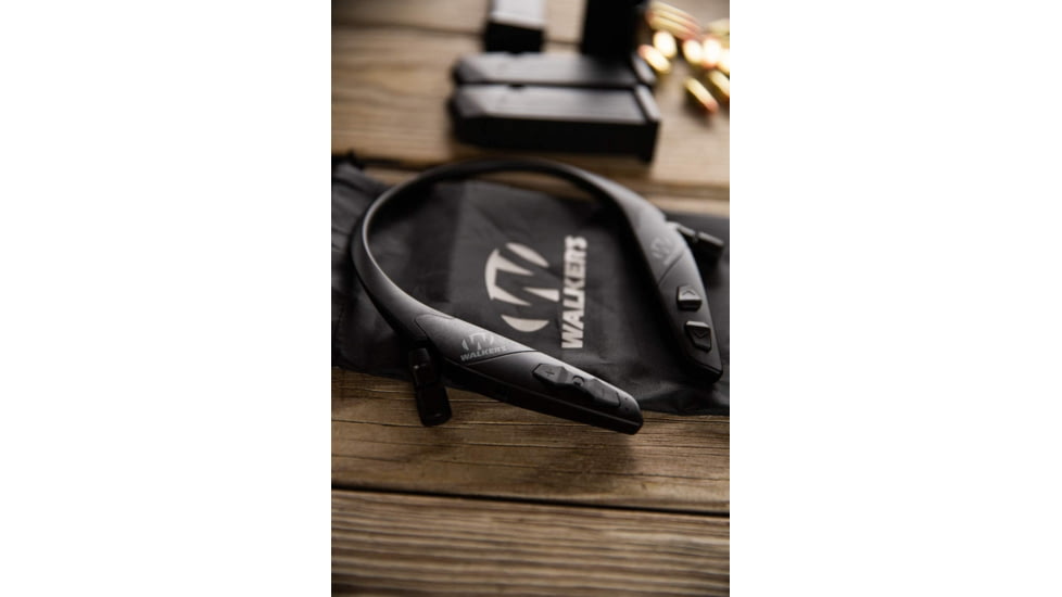 Walkers Razor XV 3.0 Electronic Bluetooth Earbuds Headset, 31 db NRR, Black, GWP-BTN-BT