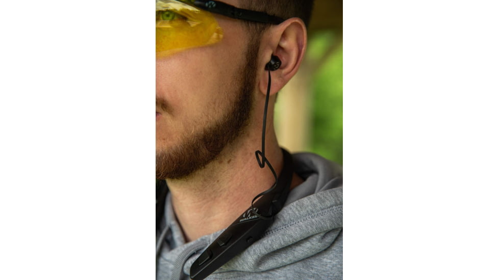 Walkers Razor XV 3.0 Electronic Bluetooth Earbuds Headset, 31 db NRR, Black, GWP-BTN-BT