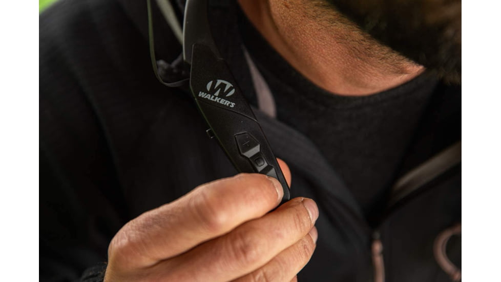 Walkers Razor XV 3.0 Electronic Bluetooth Earbuds Headset, 31 db NRR, Black, GWP-BTN-BT