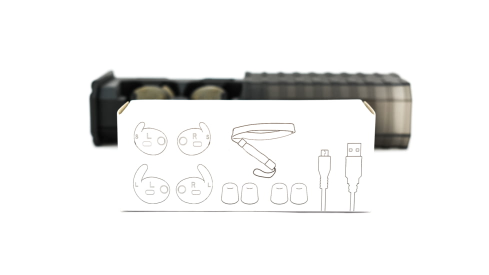 Walkers Rechargeable Bluetooth Silencer in The Ear Pair, GWP-SLCR-BT
