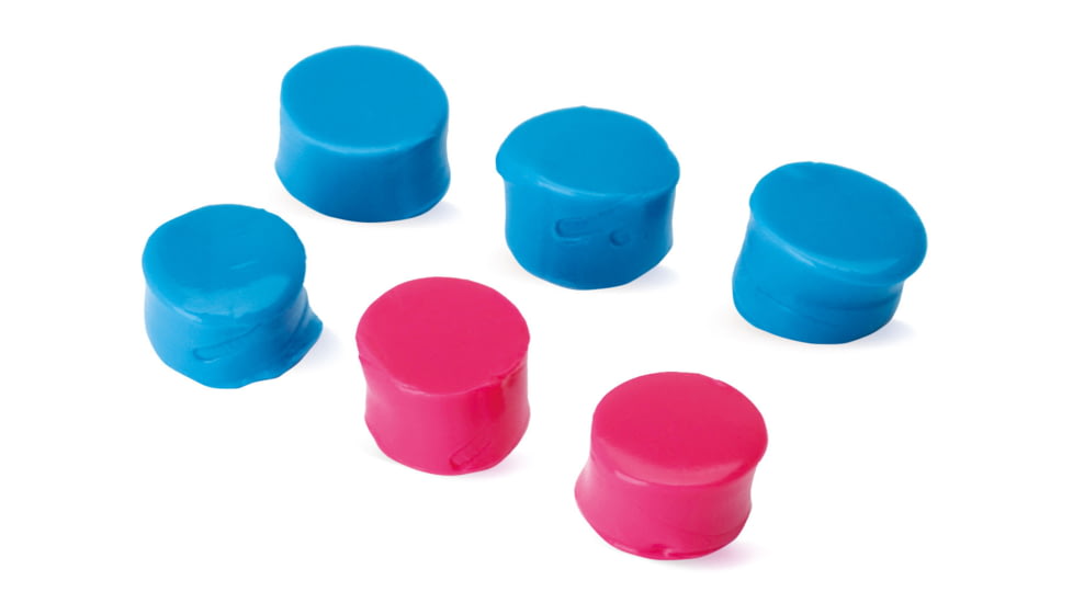 Walkers Silicon Putty Ear Plugs, 32 dB NRR, Pink/Teal, GWP-SILPLG-PKTL