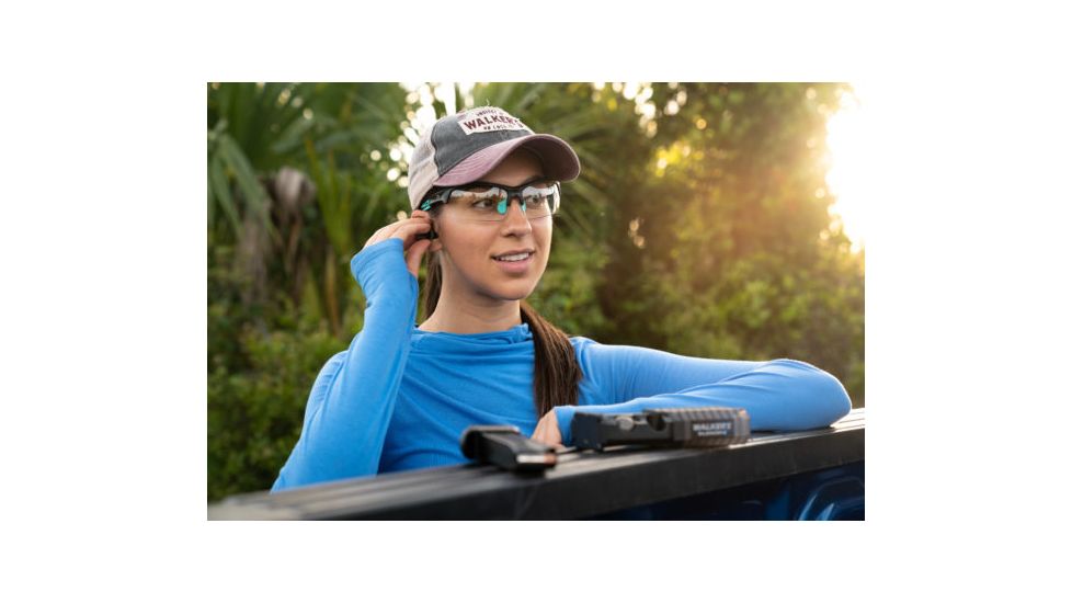 Walkers Teal Shooting Glasses - Clear Lenses, GWP-TLSGL-CLR