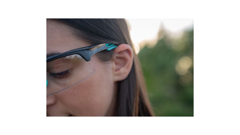 Walkers Teal Shooting Glasses - Clear Lenses, GWP-TLSGL-CLR