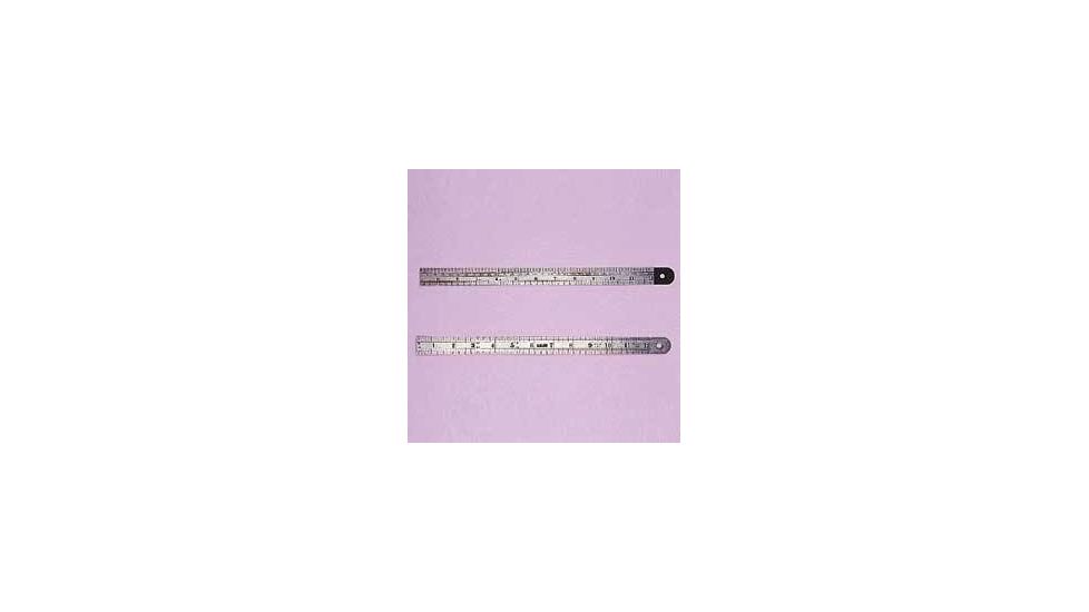 Walter Stern 12-Inch Two-Sided Ruler 605-070 Ruler Flexible Stls Steel 12IN