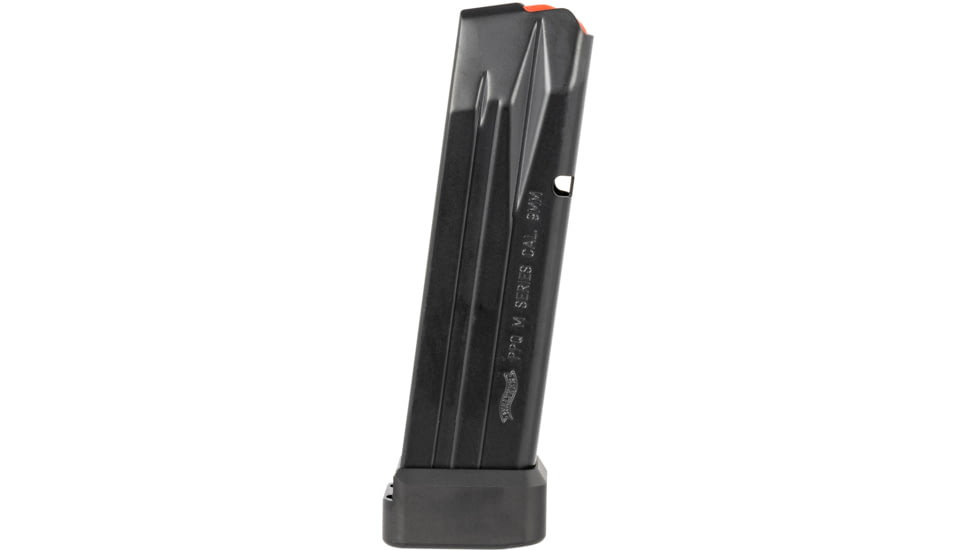 Walther PPQ M2/SF Pro 15/17 Round 9mm Luger Pistol Magazine, Black, 1 Pack, Steel, 2830400-15-17RD