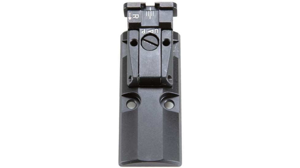 Walther Q-Series Serrated Rear Sight Plate, Black, 2853809