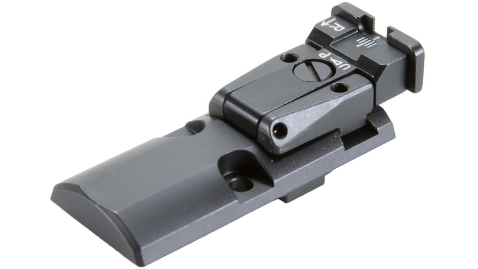 Walther Q-Series Serrated Rear Sight Plate, Black, 2853809