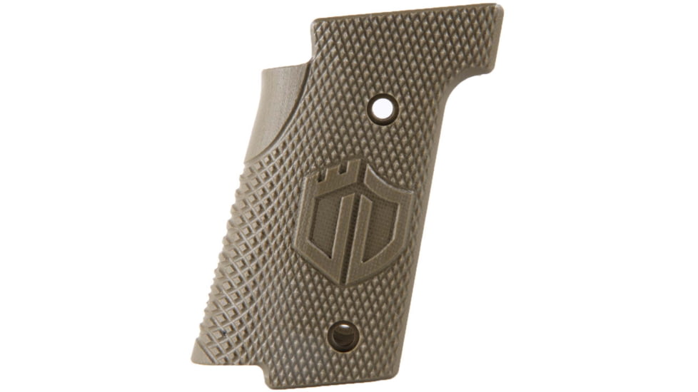 Walther Q5 SF G10 Thin Handgun Grips Checkered, OD Green, 5132111