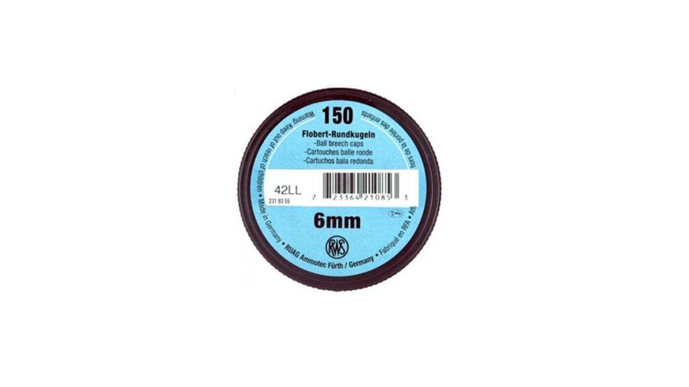 Walther RWSF.22 L.R,6mm BB Cap Round Ball 150 ct 2319355
