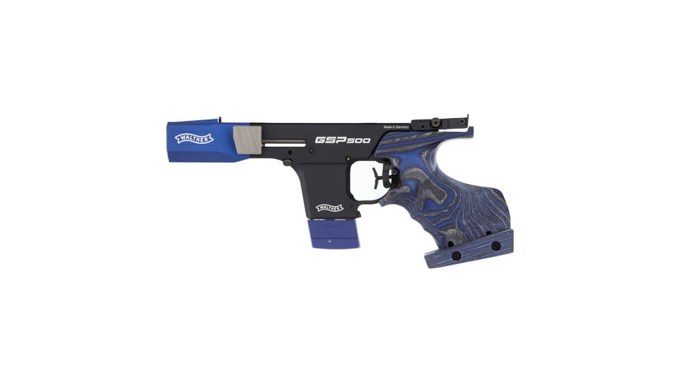 Walther GSP500 32 Expert Left Hand Medium Semi Auto Pistol, 32 S&amp;W, 4.85 in Barrel