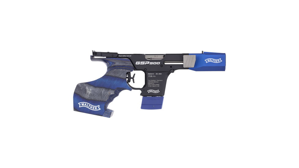 Walther GSP500 32 Expert Left Hand Medium Semi Auto Pistol, 32 S&amp;W, 4.85 in Barrel