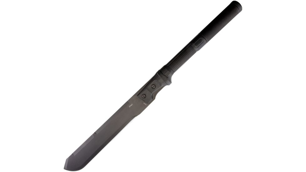 Walther MachTac 3 Fixed Blade Knife, 15in, Stainless Steel, Standard Edge, Black Synthetic Handle WAL50763