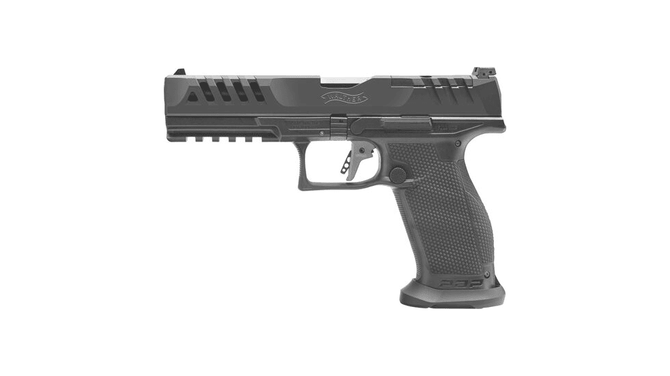 Walther PDP Match Semi Auto Pistol, 9mm Luger, 5 in Barrel