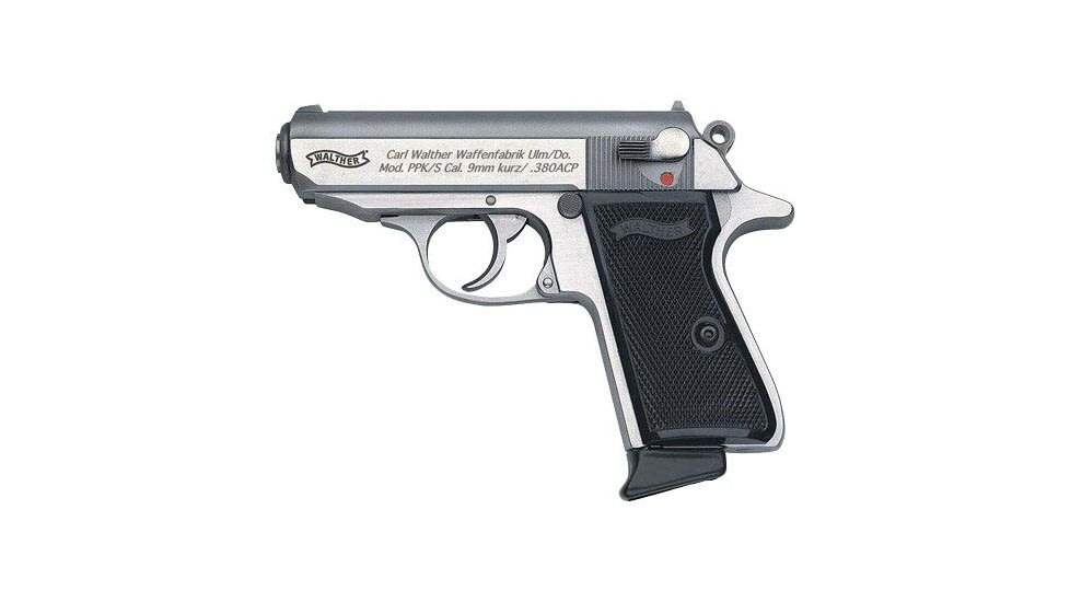 Walther PPK/S FS Semi Auto Pistol, 380 Auto, 3.3 in Barrel