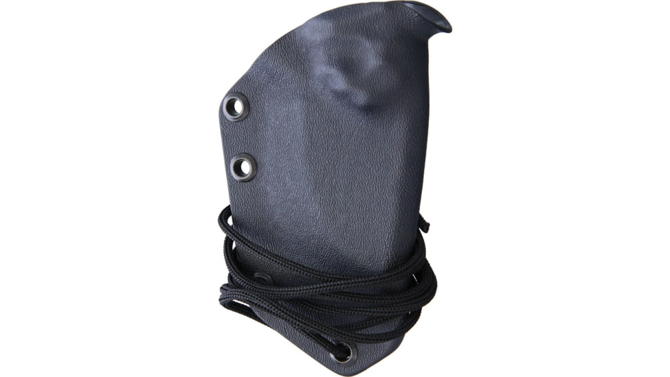 Wander Tactical Tryceratops Knife, 5.25in Overall, 2.75in Dark Earth Gun-Kote Finish D2 Tool Steel Blade, Green Sculpted Micarta Handle, Black Kydex Neck Sheath, TRYCERATOPS / FDE / GREEN