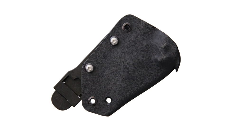 Wander Tactical Tryceratops Knife, 5.25in Overall, 2.75in Ironwashed Finish D2 Steel Blade, Black Sculpted Micarta Handle, Black Kydex Sheath, WTK04