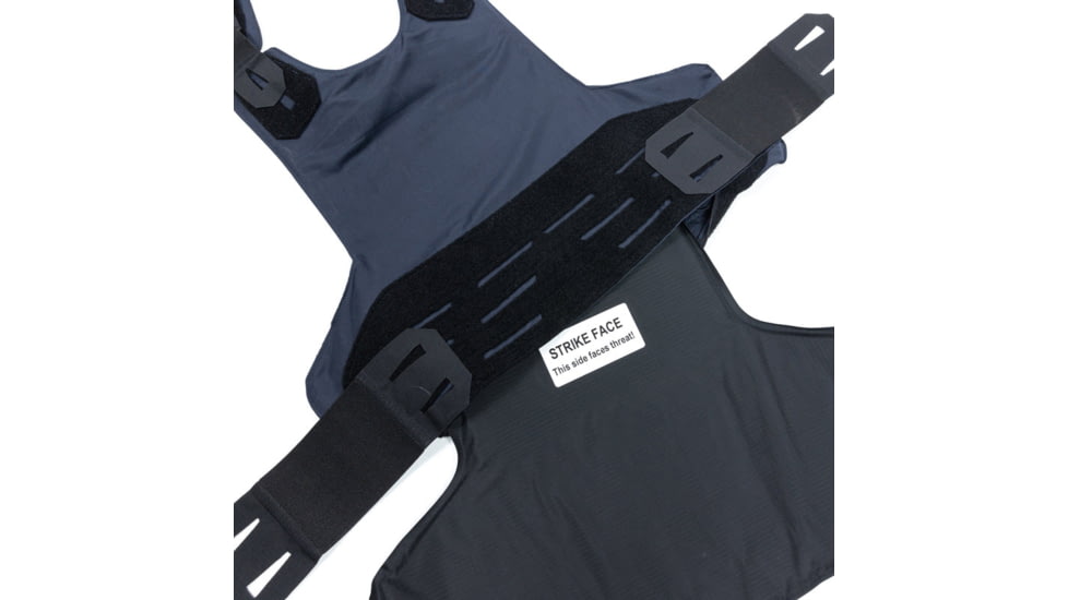 WarBird Ghost Hawk Concealable Armor System with Hoss Level IIIA Ballistics, Navy, Large/Regular, BUSLH3ALRGHN