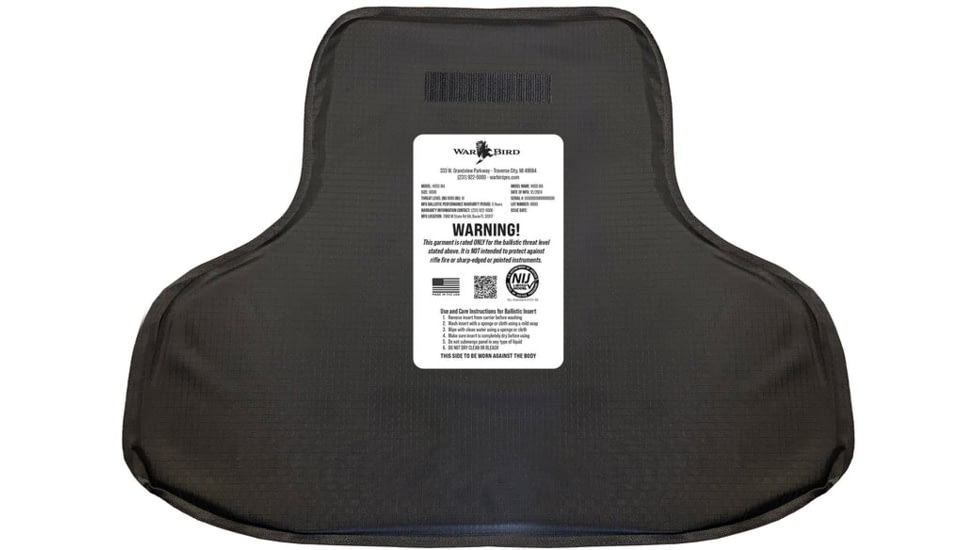WarBird Ghost Hawk Concealable Armor System with Hoss Level IIIA Ballistics, Navy, Large/Regular, BUSLH3ALRGHN