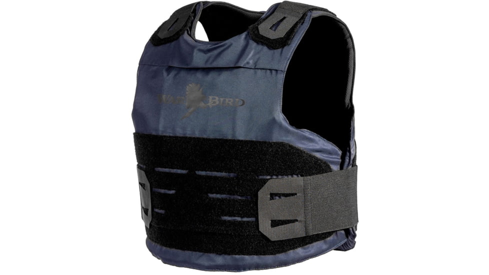 WarBird Ghost Hawk Concealable Armor System with Hoss Level IIIA Ballistics, Navy, Large/Regular, BUSLH3ALRGHN