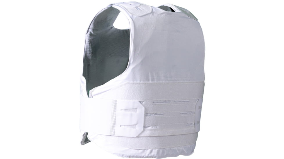 WarBird Ghost Hawk Concealable Armor System with Hoss Level IIIA Ballistics, White, Large/Long, BUSLH3ALLGHW