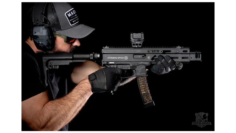 WarBird Intrepid BT-Bluetooth Rechargeable 23dB Earmuffs with Gel Ear Seals, Black, EAINBT