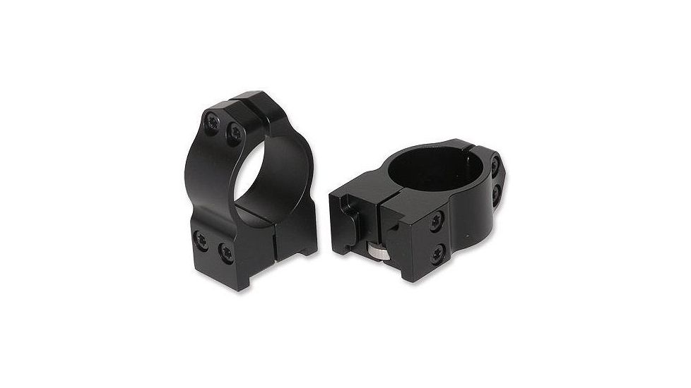 Warne Maxima Steel Rings, 1in, Ruger #1, MINI 14-30 Grooved Receiver, PA, Medium - Matte 1RM