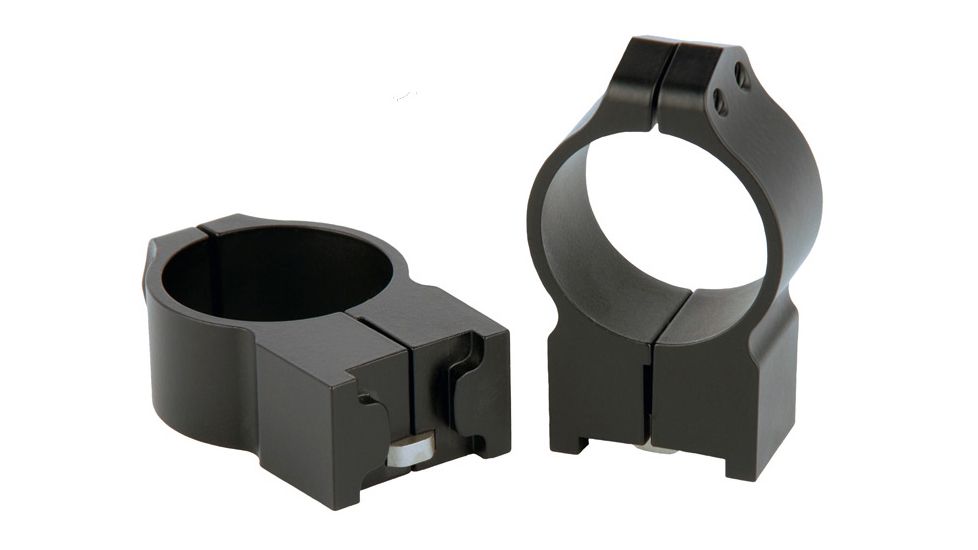 Warne Maxima Steel Rings, 30mm, Ruger #1, MINI 14-30 Grooved Receiver, PA, High - Matte 15RM