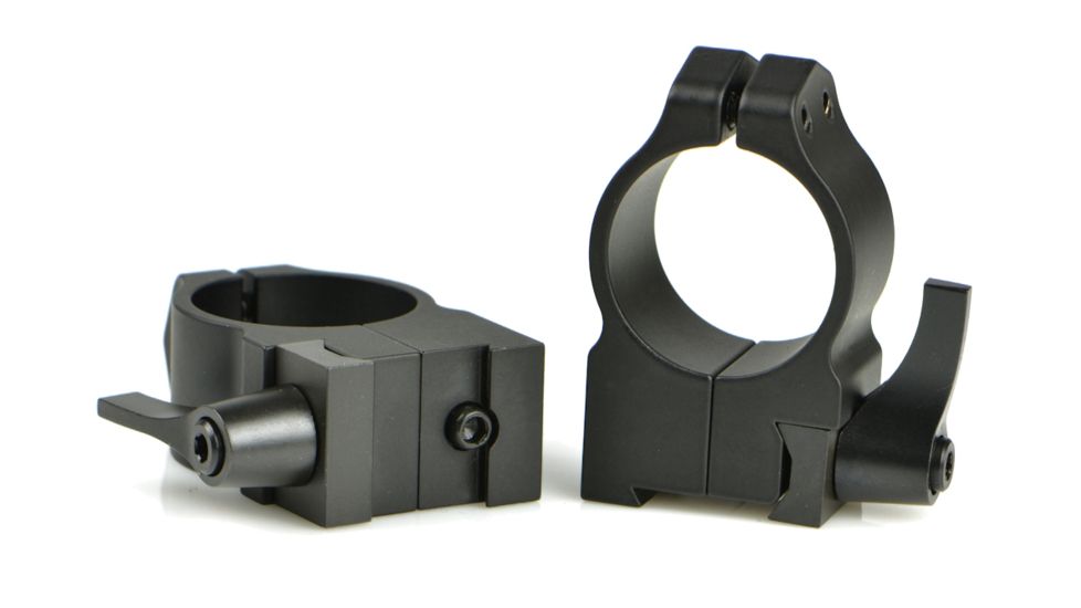 Warne Maxima Steel Rings, 1in, CZ 527 16mm Grooved Receiver, QD, High - Matte 2B11M